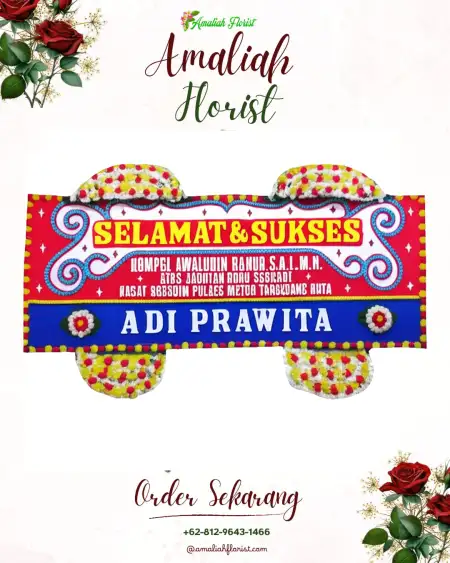 Papan Bunga Ucapan Selamat Kampung Diilir